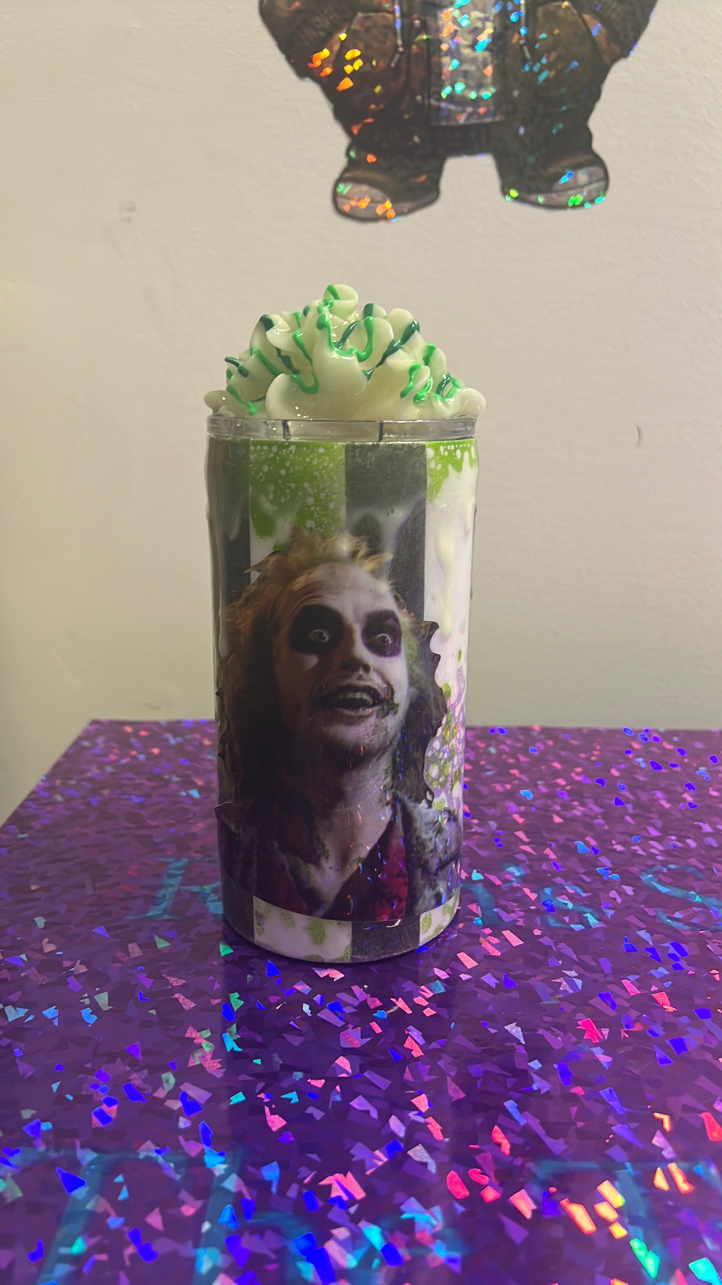 3D whip 20 oz beetle juice Tumbler